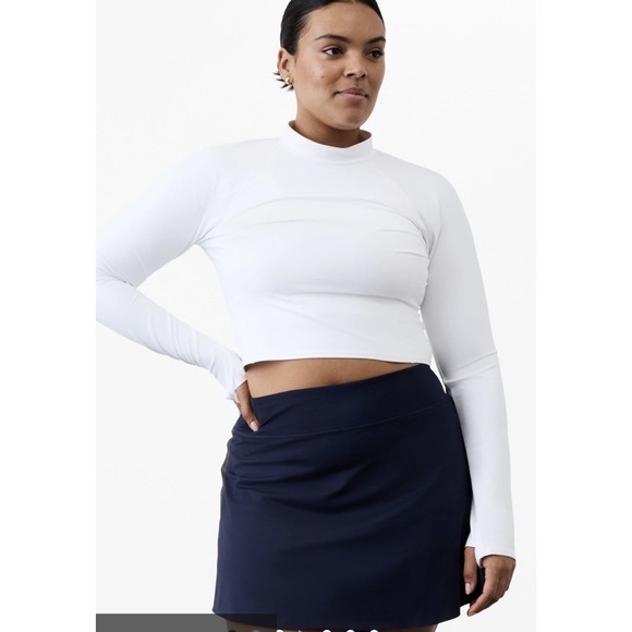 Athleta Run With It Skort‎ Black Size 3X Athletic Tennis Golf Pickleball Stretch - Picture 1 of 15